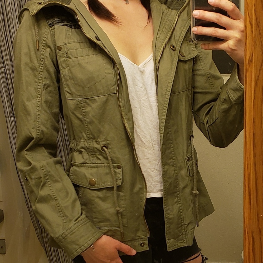 American Rag Olive Green Jacket - Picture 3 of 3